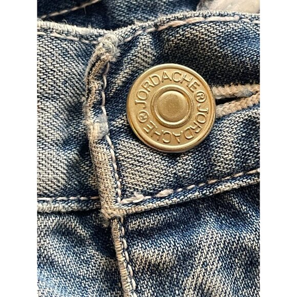 80's Jordache Stonewash Denim Blue Jeans Size 24x25 Straight Leg Cargo - Picture 11 of 14